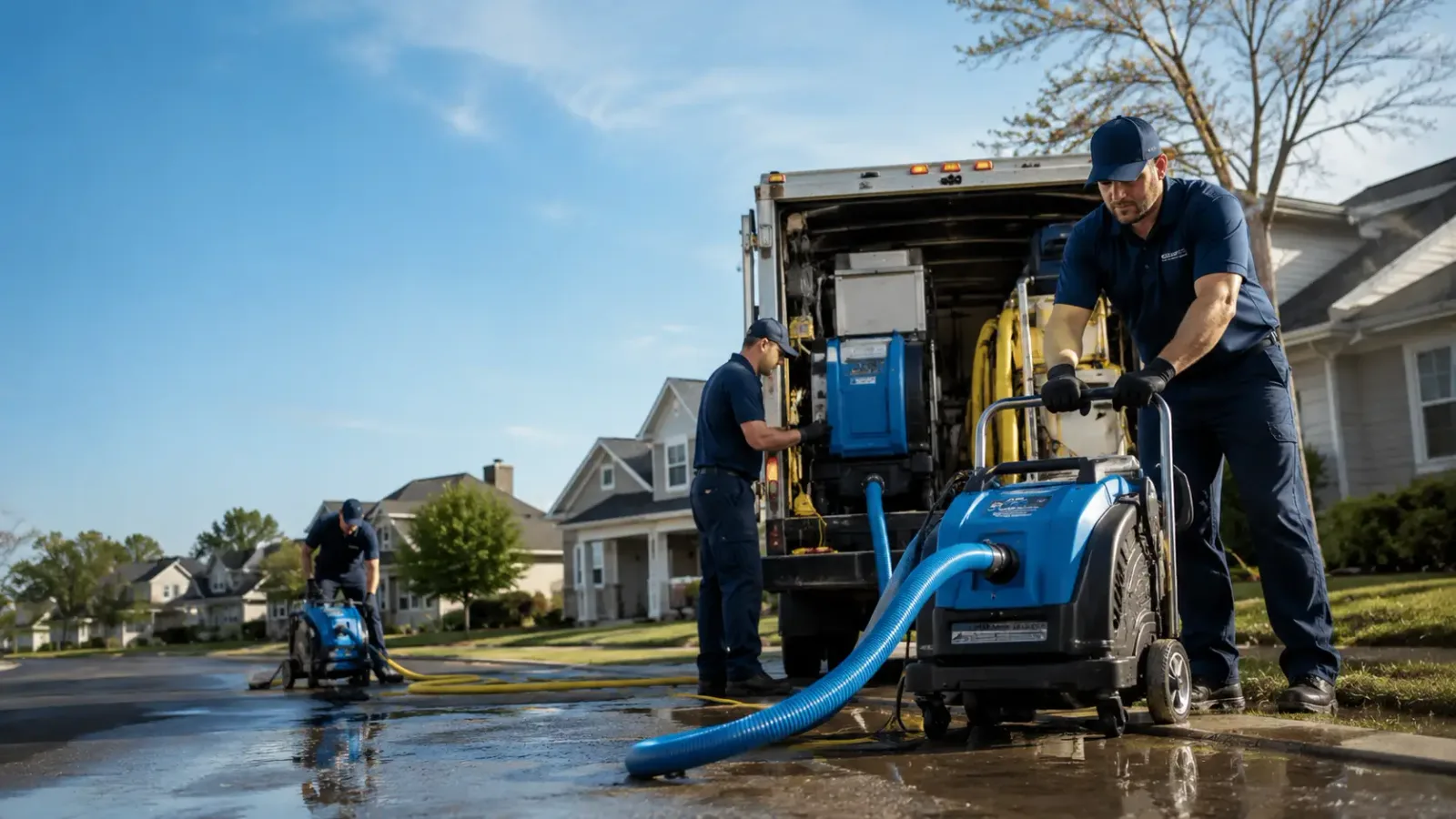 Flood Damage Cleanup in China, TX